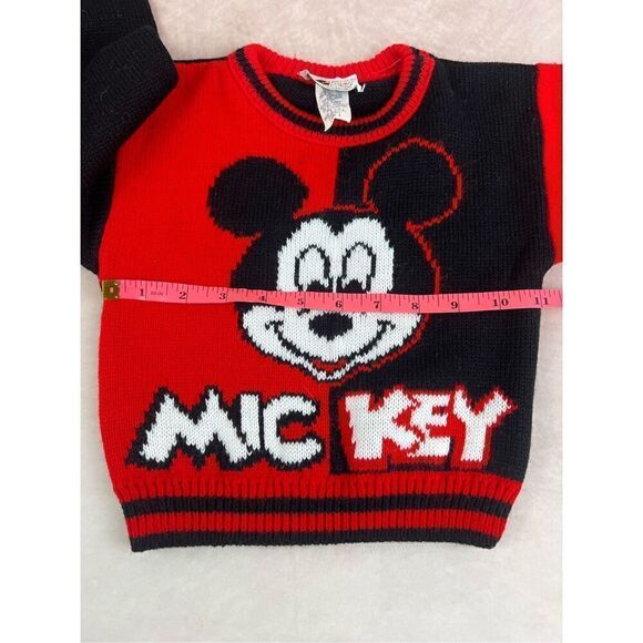 Vintage Kids Mickey Mouse Sweater 90s - Picture 5 of 7